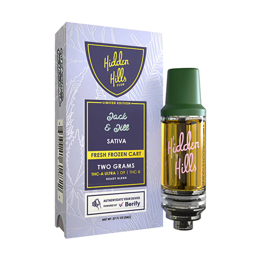 HIDDEN HILLS HEADY BLEND 2G HEMP CARTRIDGE