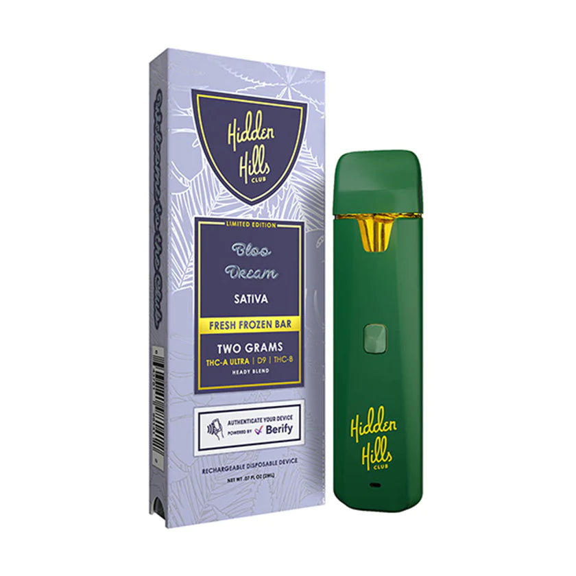 HIDDEN HILLS HEADY BLEND 2G HEMP DISPOSABLE