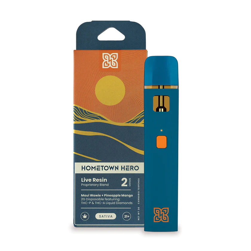 HOMETOWN HERO LIVE RESIN THC-A HEMP 2G DISPOSABLE