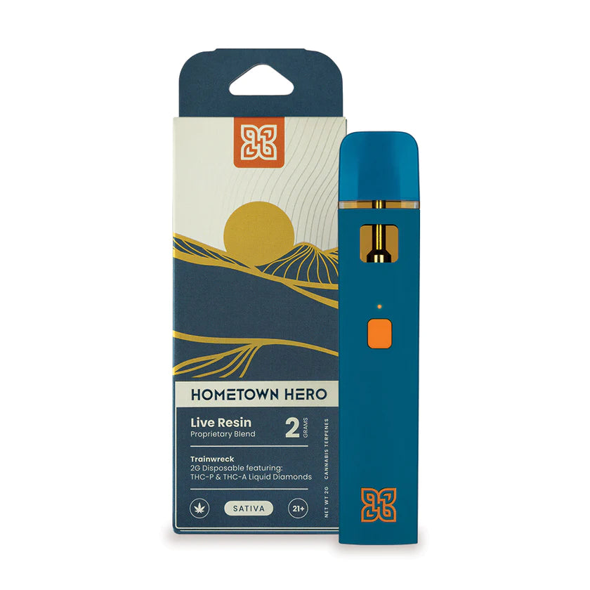 HOMETOWN HERO LIVE RESIN THC-A HEMP 2G DISPOSABLE