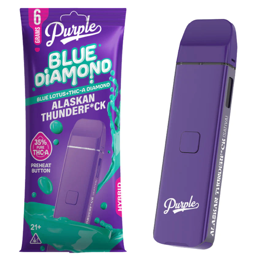 PURPLE BLUE DIAMOND 6G DISPOSABLE 5CT
