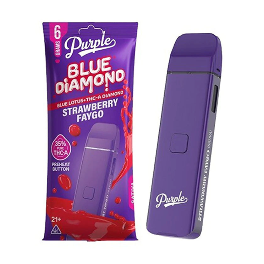 PURPLE BLUE DIAMOND 6G DISPOSABLE 5CT