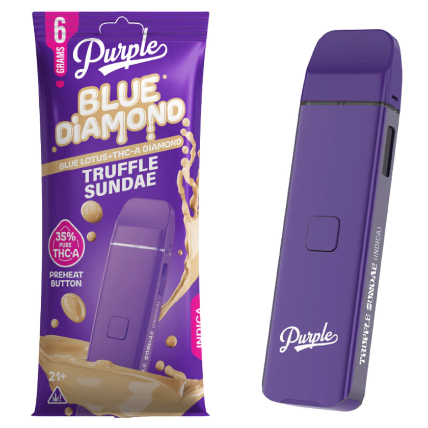 PURPLE BLUE DIAMOND 6G DISPOSABLE 5CT