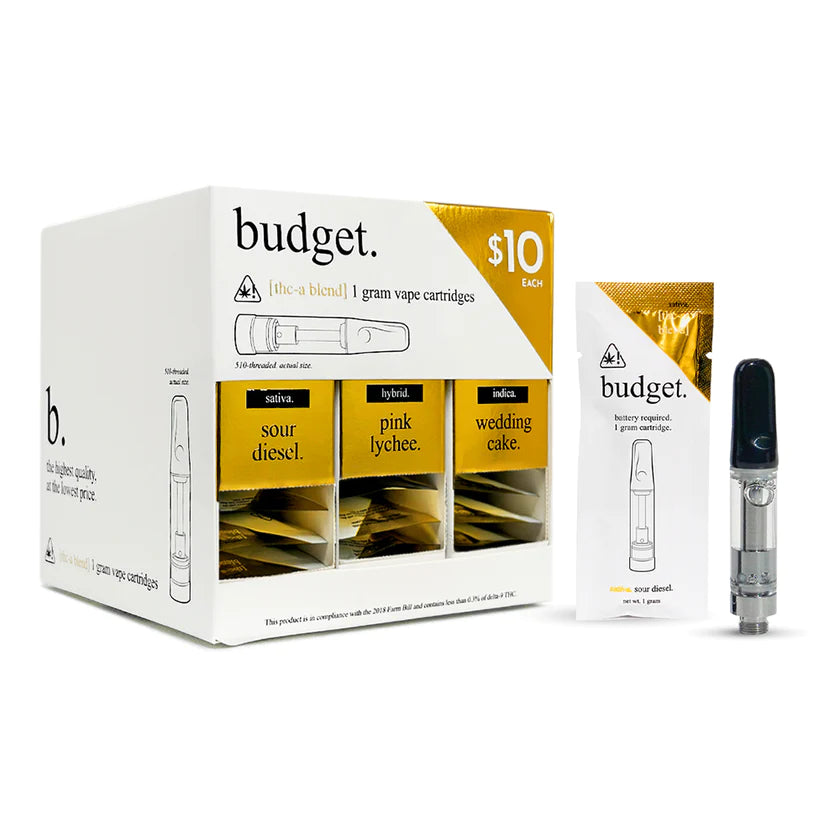 BUDGET STARTER BOX THCA HEMP 1G CARTRIDGES