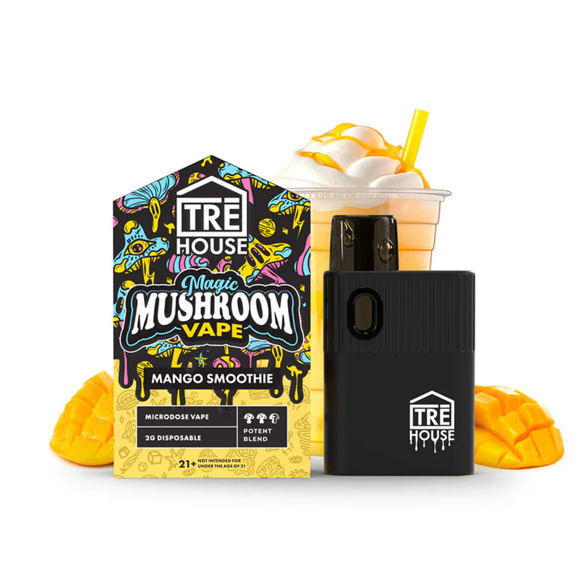 TRE HOUSE MAGIC MUSHROOM VAPE 2G DISPOSABLE 5CT