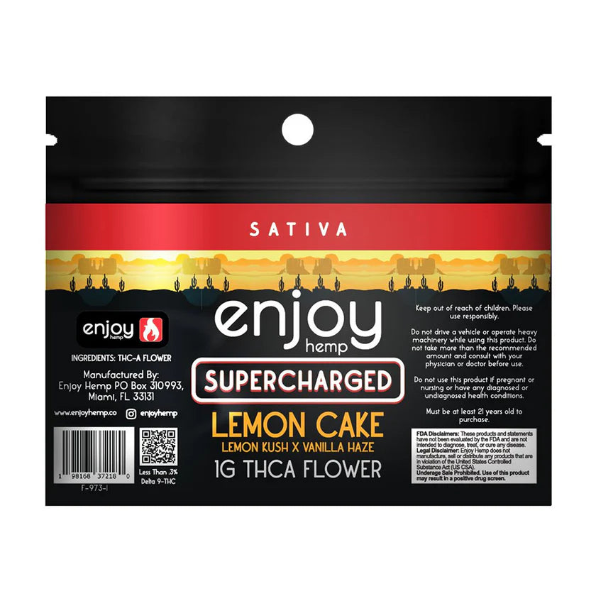 ENJOY THCA HEMP FLOWER 1G