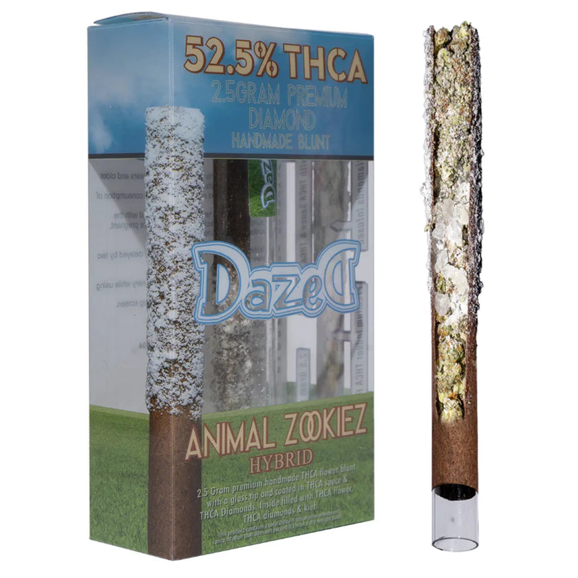 DAZED FROSTED DIAMOND ENCRUSTED THCA BLUNT 2.5G