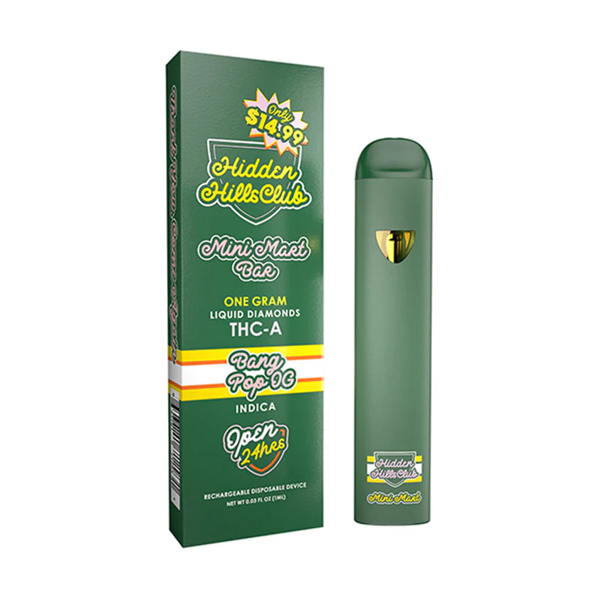 HIDDEN HILLS MINI MART BAR THCA 1G DISPOSABLE