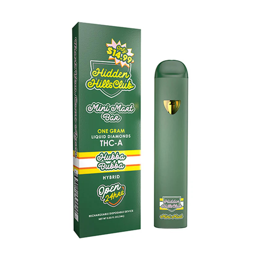HIDDEN HILLS MINI MART BAR THCA 1G DISPOSABLE