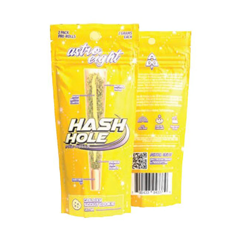 ASTRO EIGHT HASH HOLE 2G PRE-ROLLS 2PK - 10CT