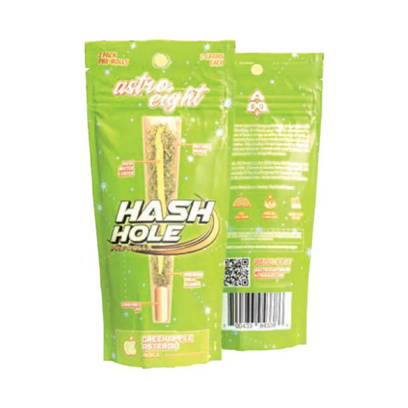 ASTRO EIGHT HASH HOLE 2G PRE-ROLLS 2PK - 10CT