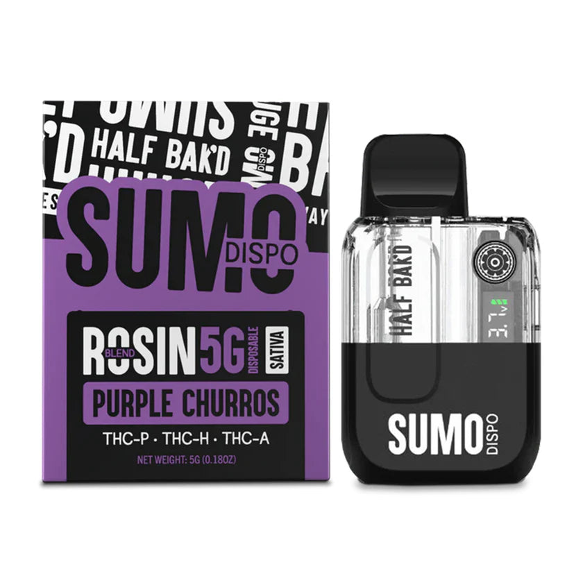 HALF BAK'D ROSIN BLEND SUMO 5G DISPOSABLE 5CT