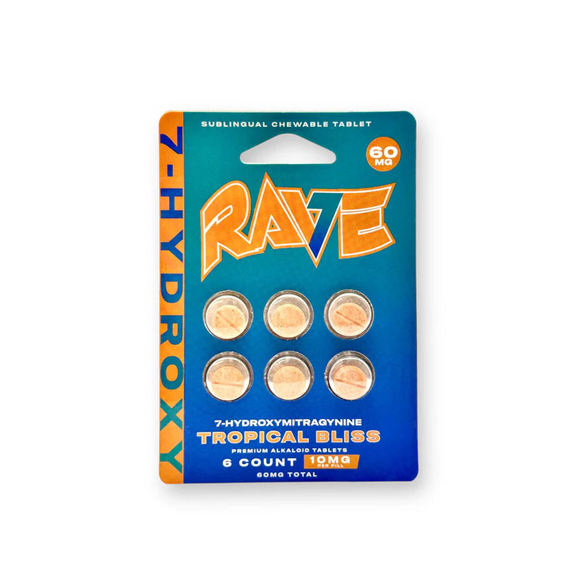 RAVE 7-HYDROXY 6PK TABLETS - 10CT