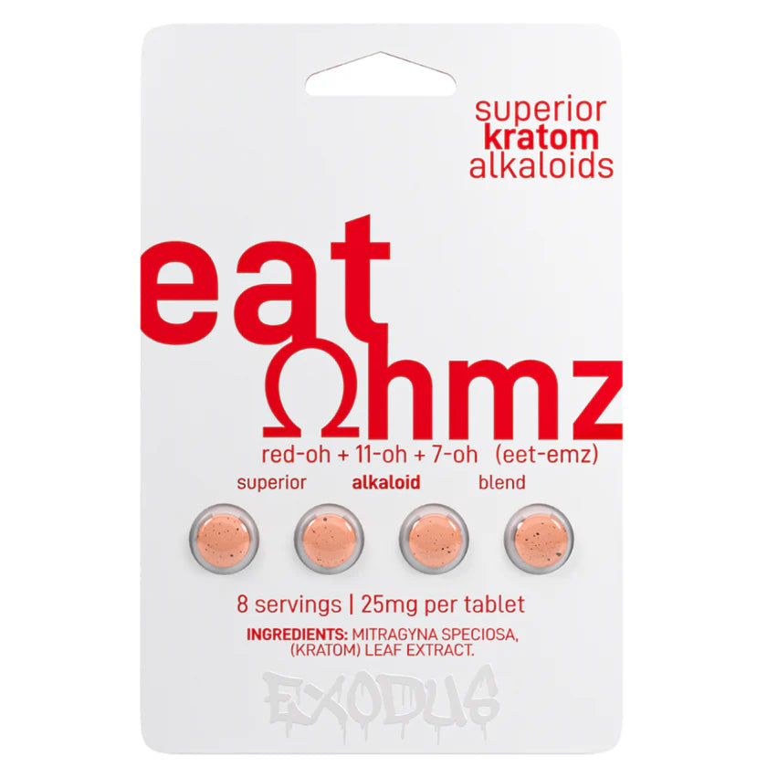 EXODUS EAT OHMZ 25MG 4CT 6PK WHITE