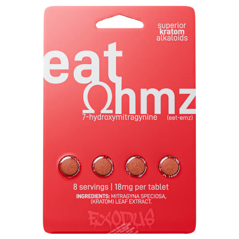EXODUS EAT OHMZ 18MG 4PK TABS RED - 6CT BOX