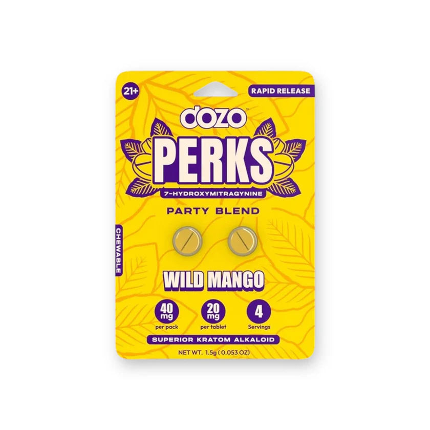 DOZO LIQUID PERK 7HYDRO 12PK WILD MANGO 40MG