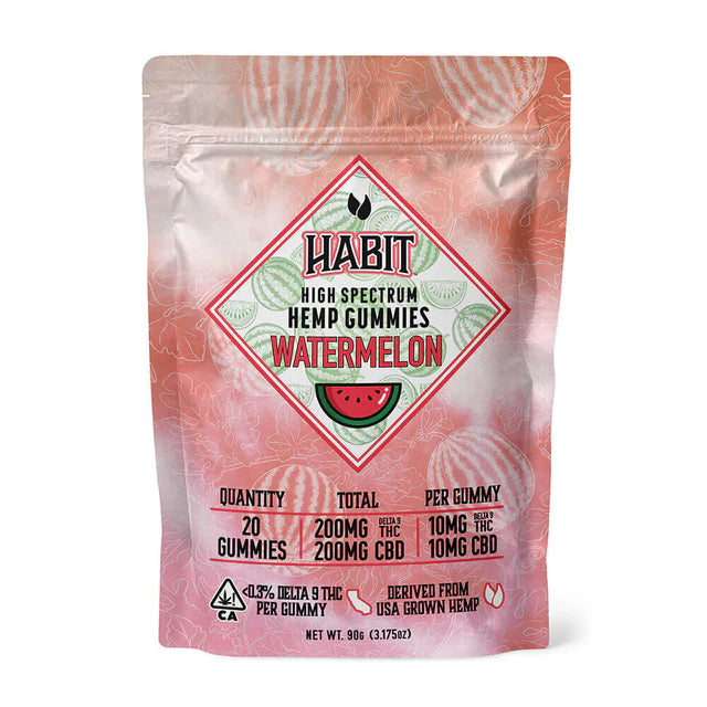 HABIT D9/CBD GUMMIES 20CT