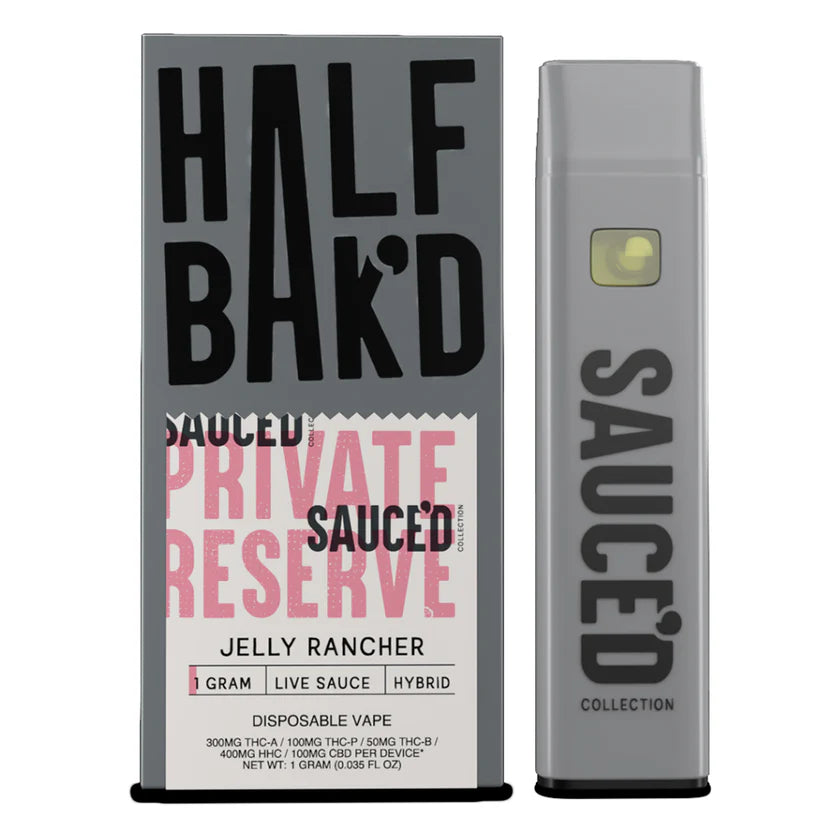 HALF BAK'D LR SAUCED RESERVE 1G DISPOSABLE 5CT