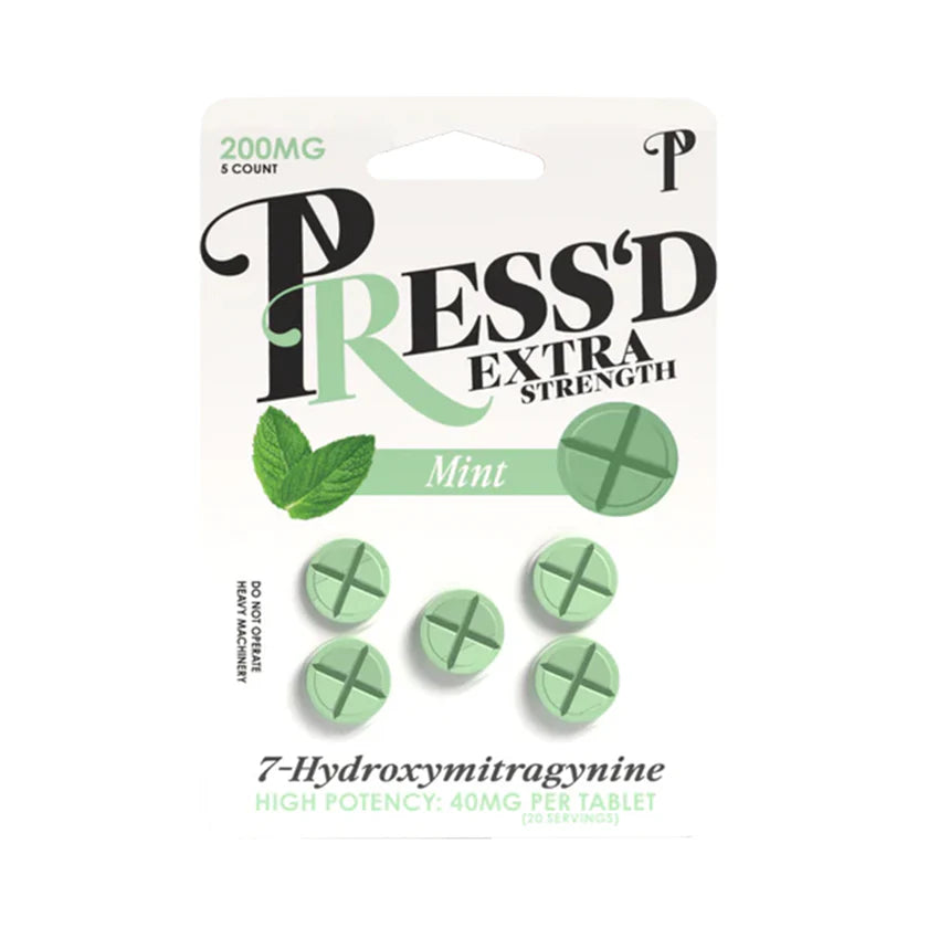PRESS'D EXTRA STRENGTH 7OH 40MG 5PK TABLETS - 10CT