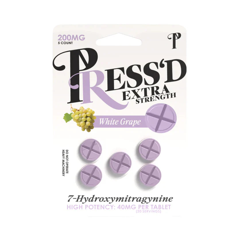 PRESS'D EXTRA STRENGTH 7OH 40MG 5PK TABLETS - 10CT