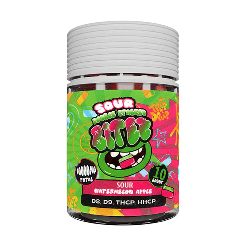 OCHO BITEZ 10000MG SOUR GUMMIES - 10CT JAR