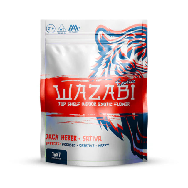 WAZABI EXOTIC 1G FLW MYLAR BAG 7CT
