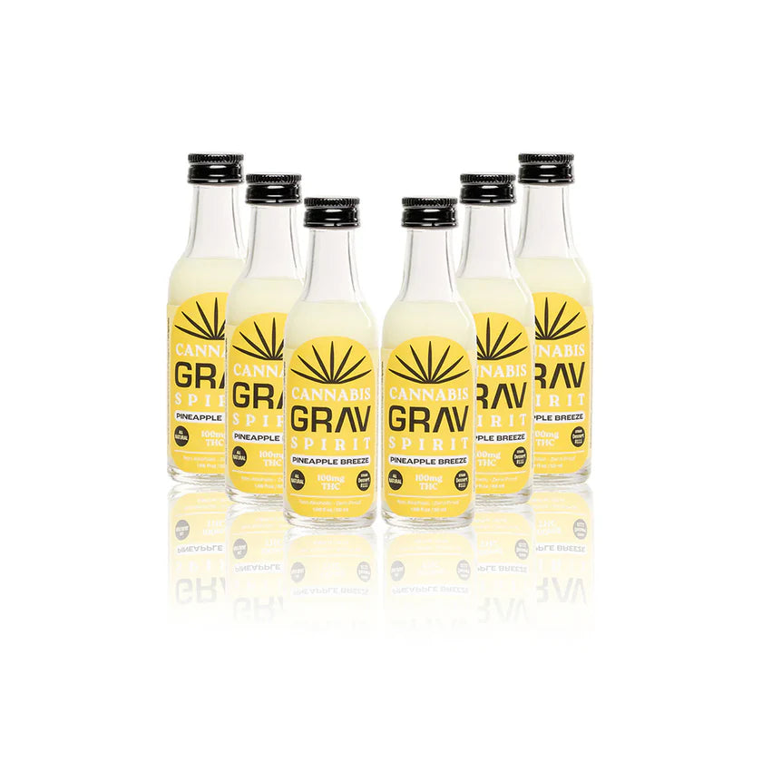 GRAV CANNABIS SPIRIT100MG/50ML BOTTLE SHOT 6PK