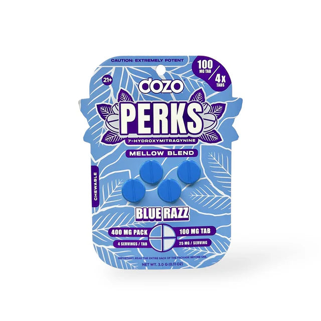 DOZO PERKS 7 HYDROXY TABLETS 100MG 4PK 5CT