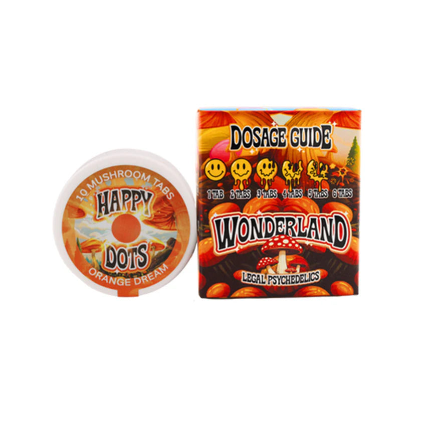 WONDERLAND HAPPY DOTS MUSHROOM TABS