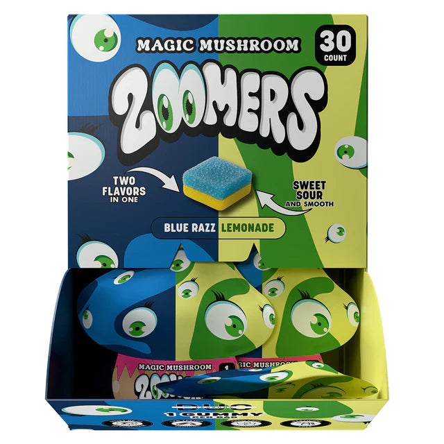 ZOOMERS MUSHROOM SINGLE DUO GUMMY 30CT