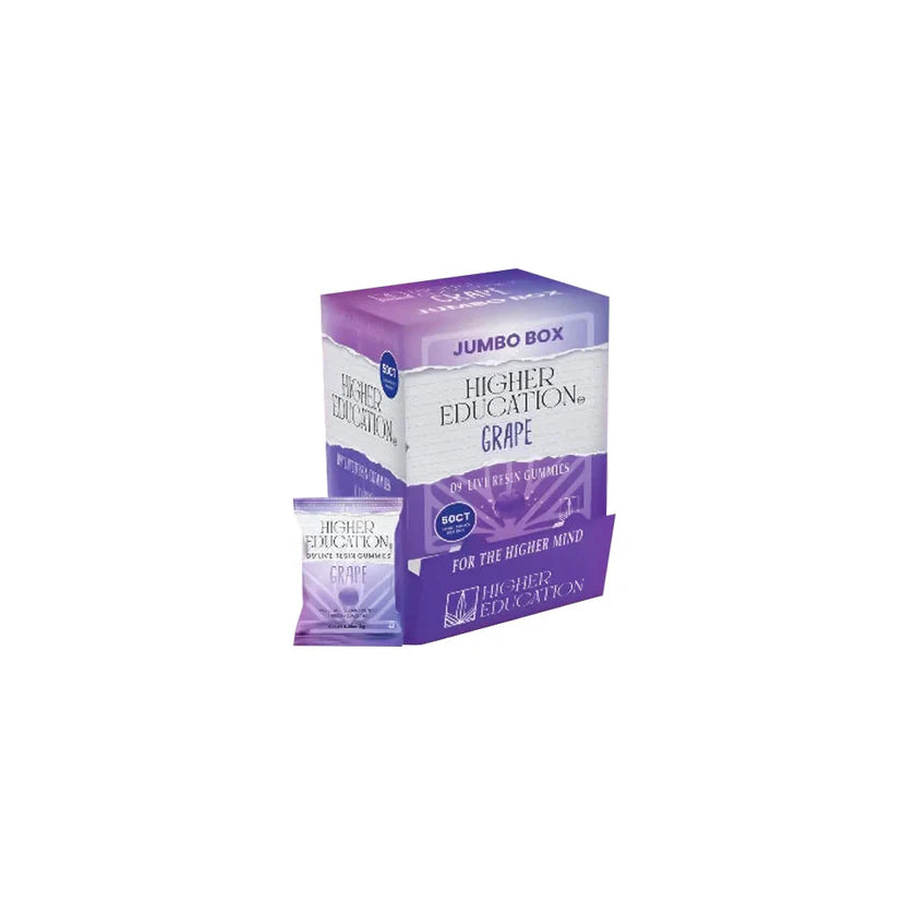 HIGHER EDUCATION 1500MG LIVE RESIN D9 GUMMIES 50CT