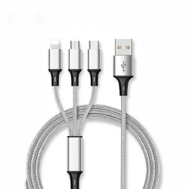 CELLTEKK CHARGER 3IN1 IPHONE + TYPEC + MICRO
