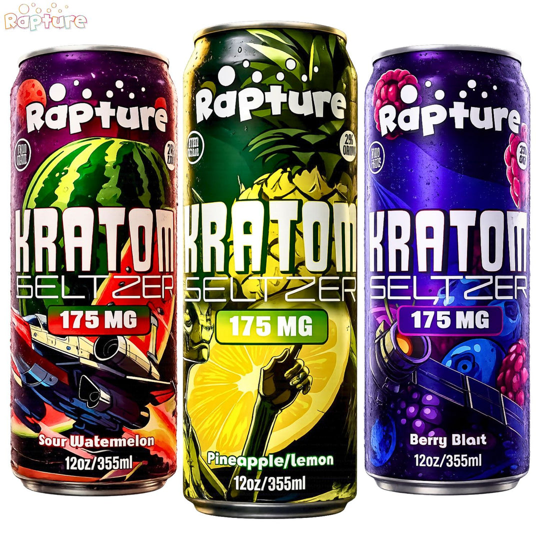 RAPTURE KRATOM SELTZER 175MIT 12OZ 12CT