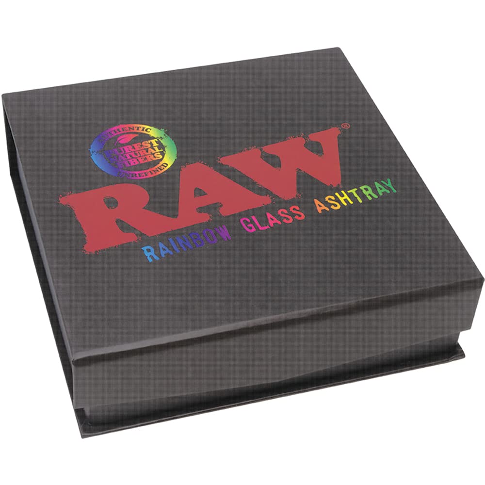 RAW RAINBOW GLASS ASHTRAY