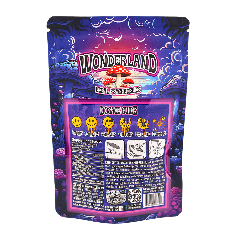 WONDERLAND MUSHROOM GUMMIES - 10CT