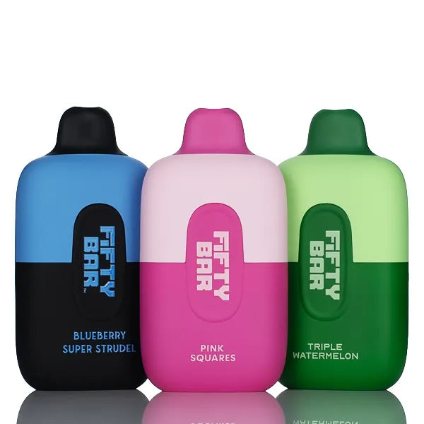 FIFTY BAR 5% 6500 PUFF DISPOSABLE 5CT