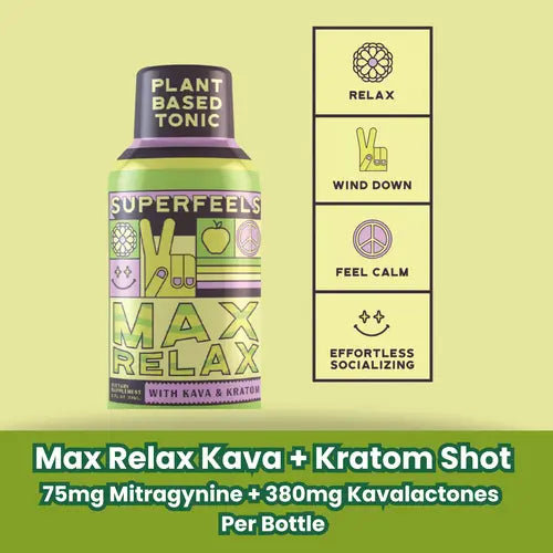 SUPER FEELS MAX KRATOM SHOT 12CT