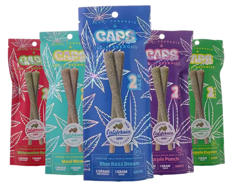 CAPS THCA PRE ROLLS 2PK 10CT