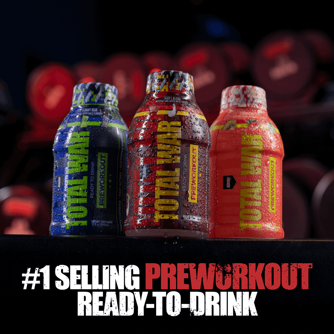 TOTAL WAR READY TO DRINK PREWORKOUT 12PK