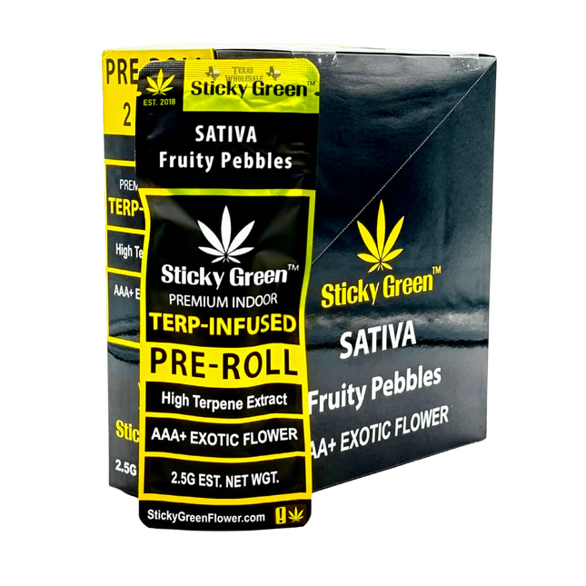 STICKY GREEN TREP INFUSED 2PK