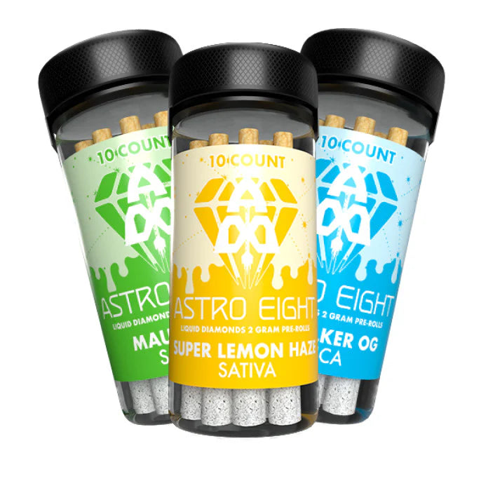 ASTRO EIGHT PREROLLS LIQUID DIAMOND 10CT JAR