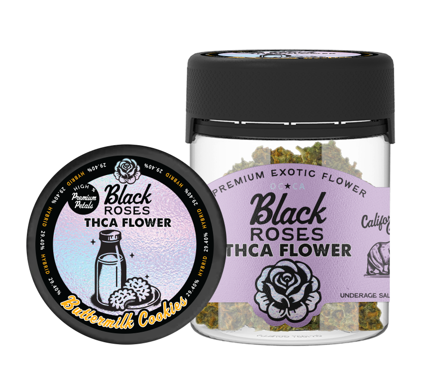 Black Roses Premium Exotic THC-A Flower, 3.5g
