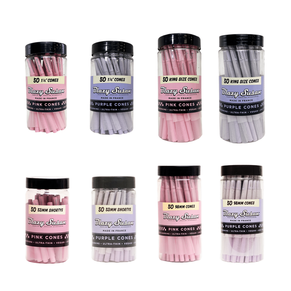 Blazy Susan Pre-Rolled Cones Jar, 50CT