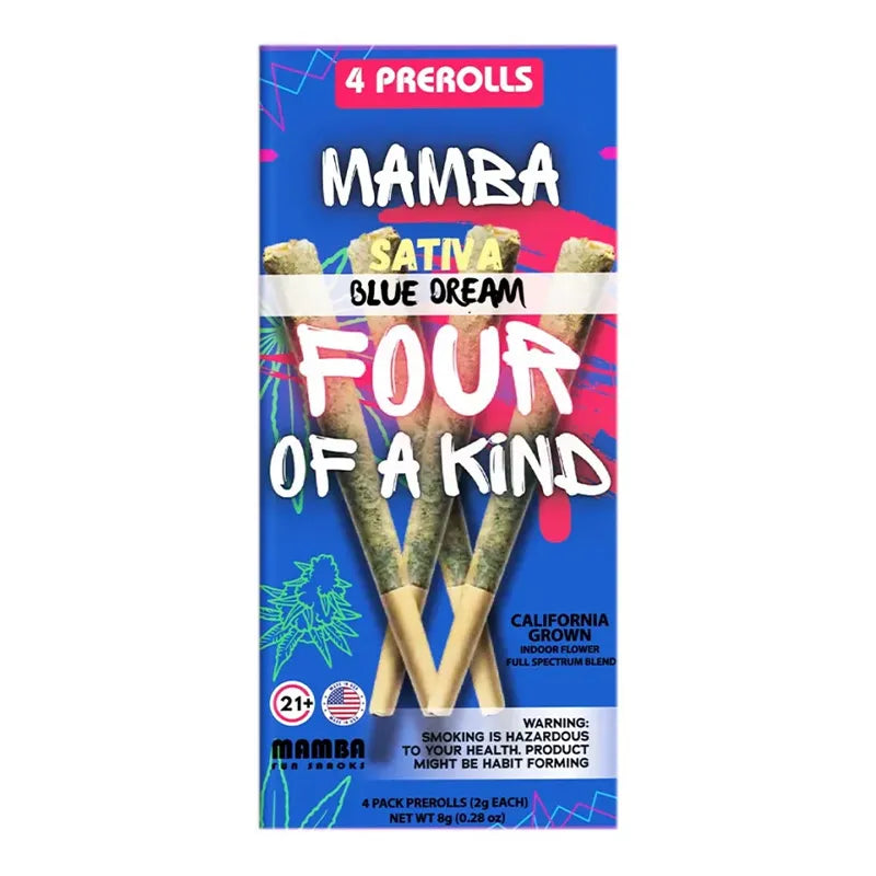 MAMBA FOUR OF A KIND 2G PREROLLS 4PK 10CT