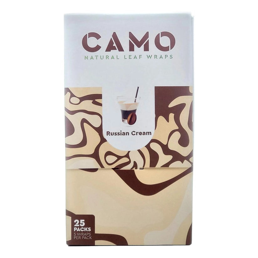 Camo Natural Leaf Wraps, 5pk/25CT