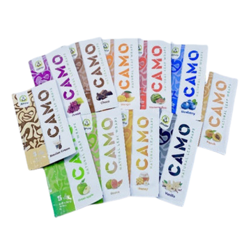 Camo Natural Leaf Wraps, 5pk/25CT