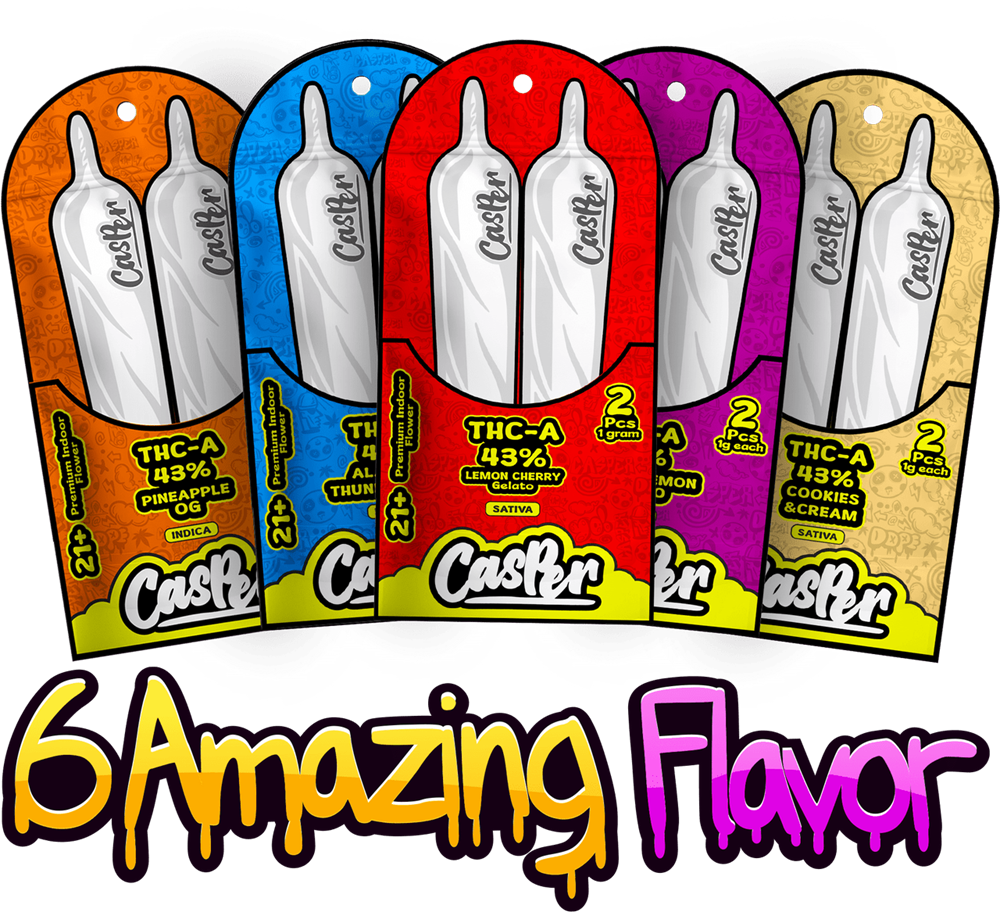 Casper THC-A Pre-Rolls, 2pk/2g 10CT