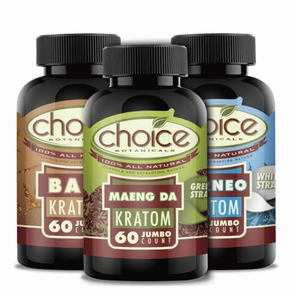 Choice Botanicals Jumbo Kratom Capsules, 60CT*
