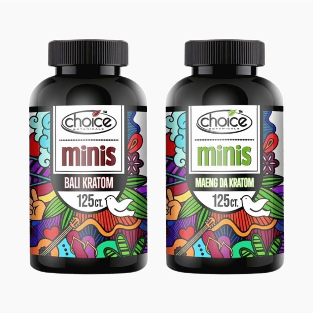 Choice Botanicals Mini Kratom Capsules, 125CT