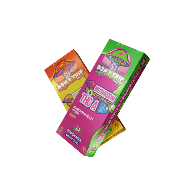 Dozo Don't Trip Mushroom Extract + THC-A Disposable, 2.5g/5CT